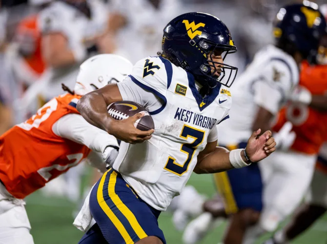 WVU football upsets No. 25 Virginia
